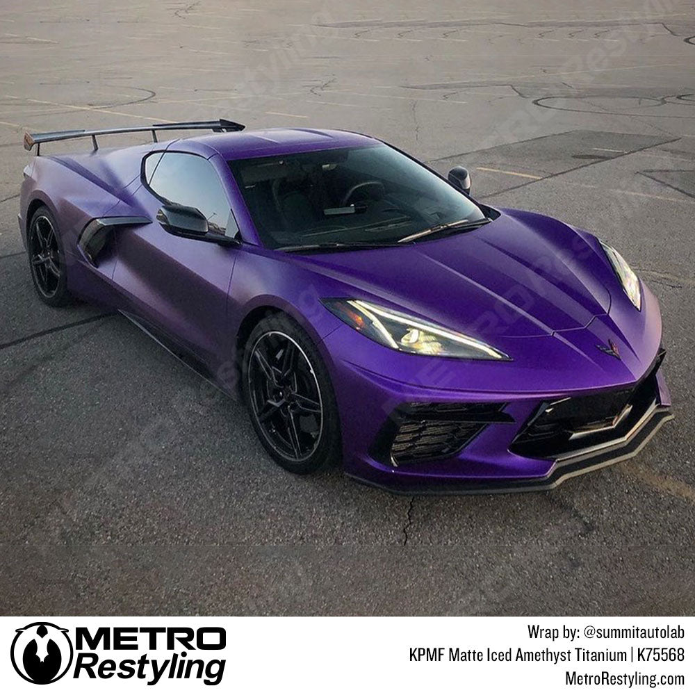 Matte Iced Amethyst purple vinyl