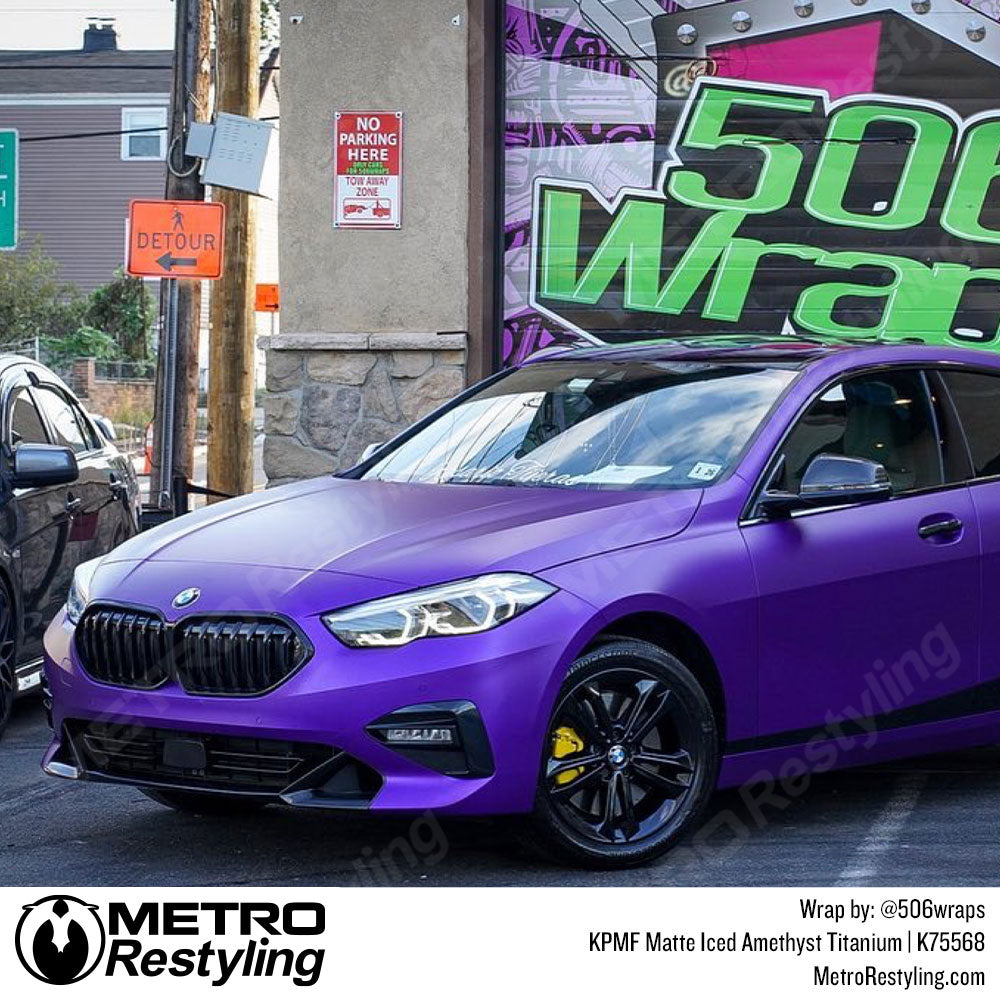 Matte Iced Amethyst Titanium BMW Vinyl