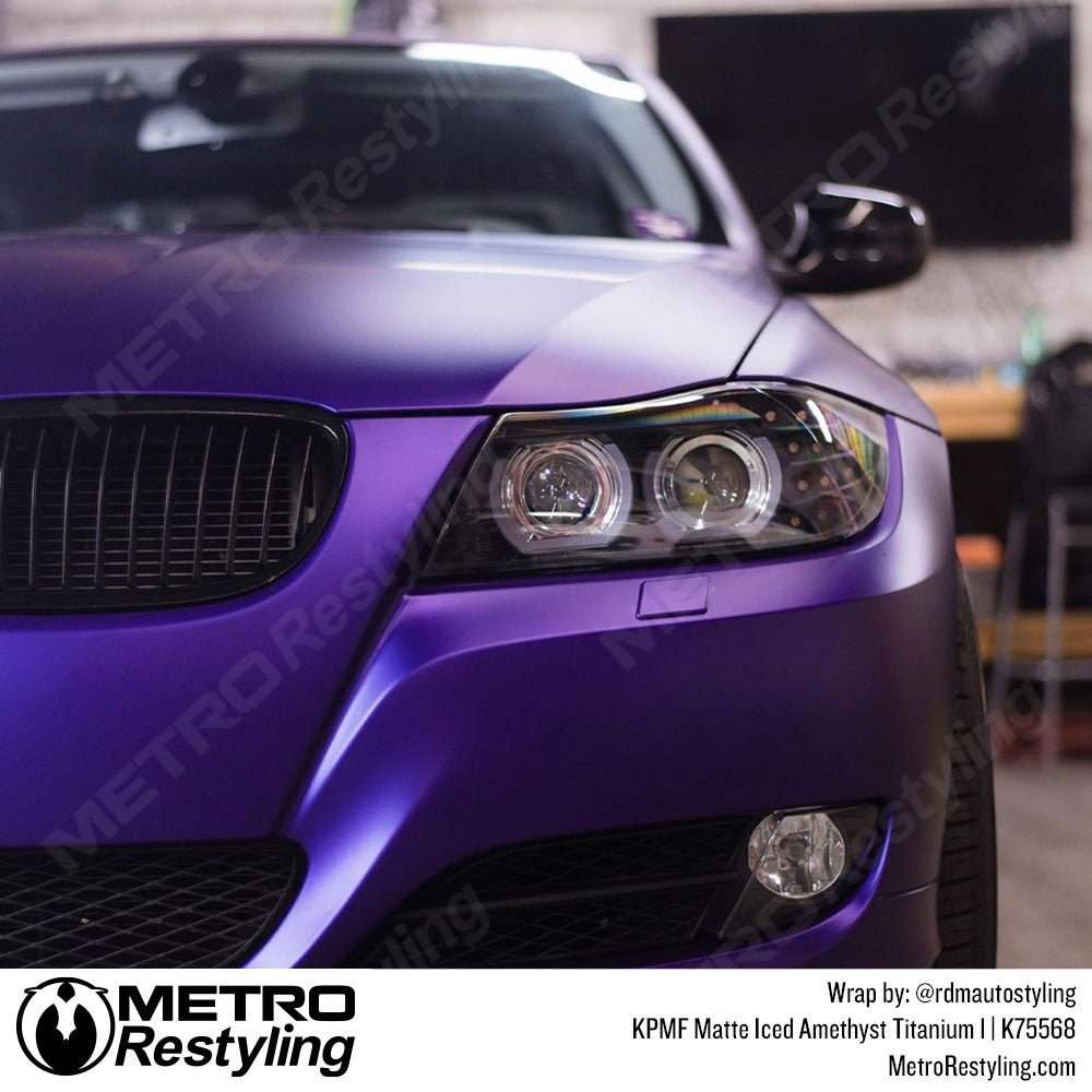 Matte Iced Amethyst Titanium KPMF Wrap