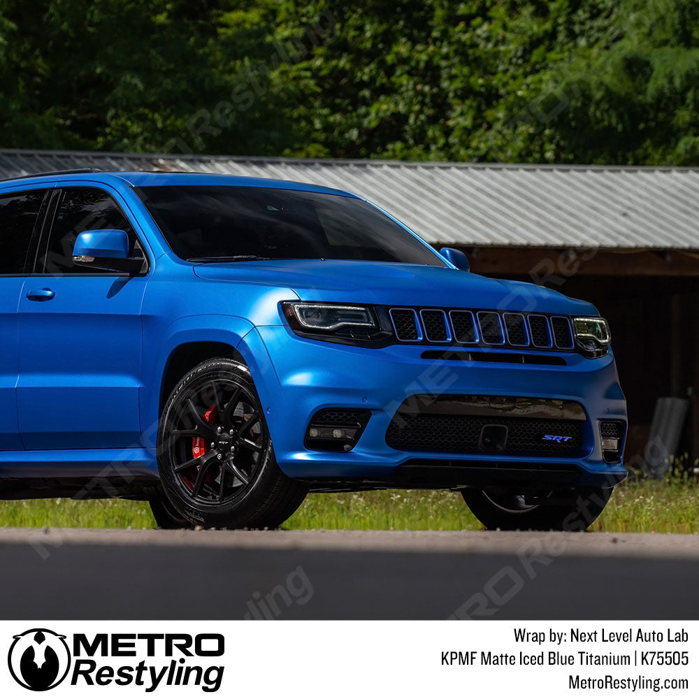 Iced Blue Jeep Wrap