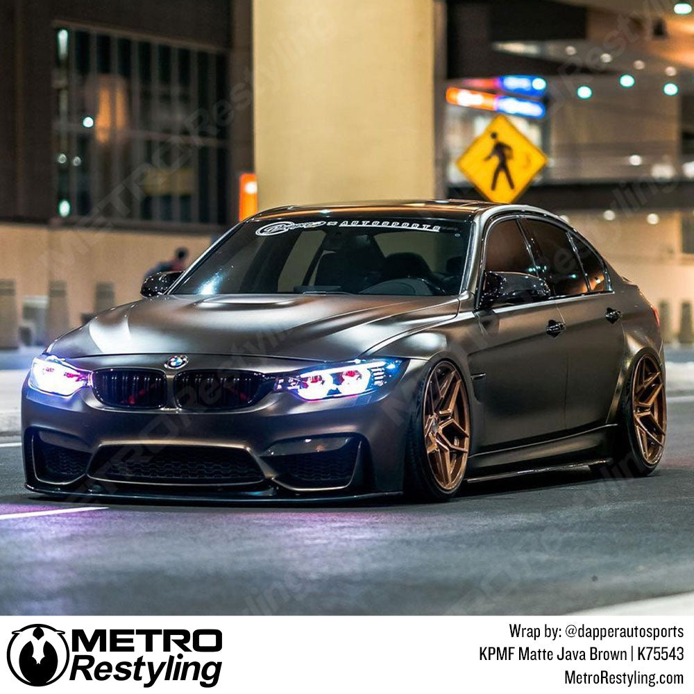 Matte Java Brown BMW Wrap