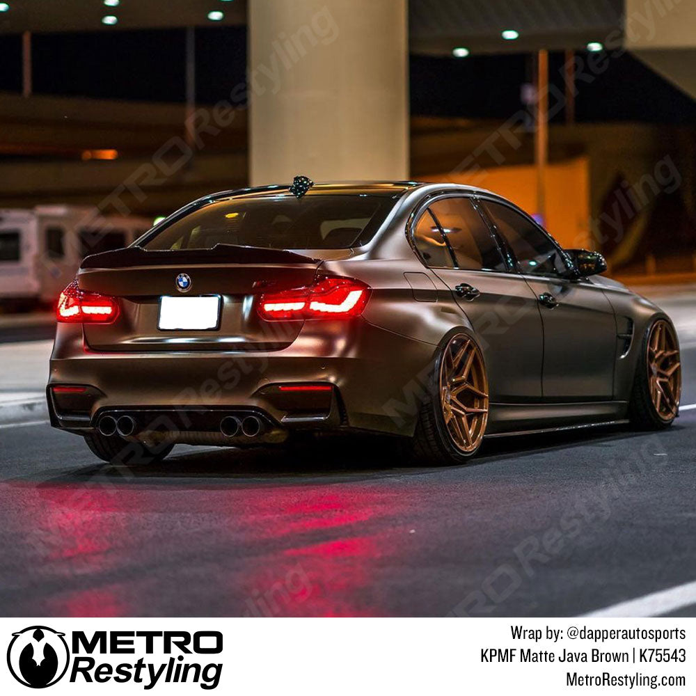 Matte Java Brown BMW Wrap