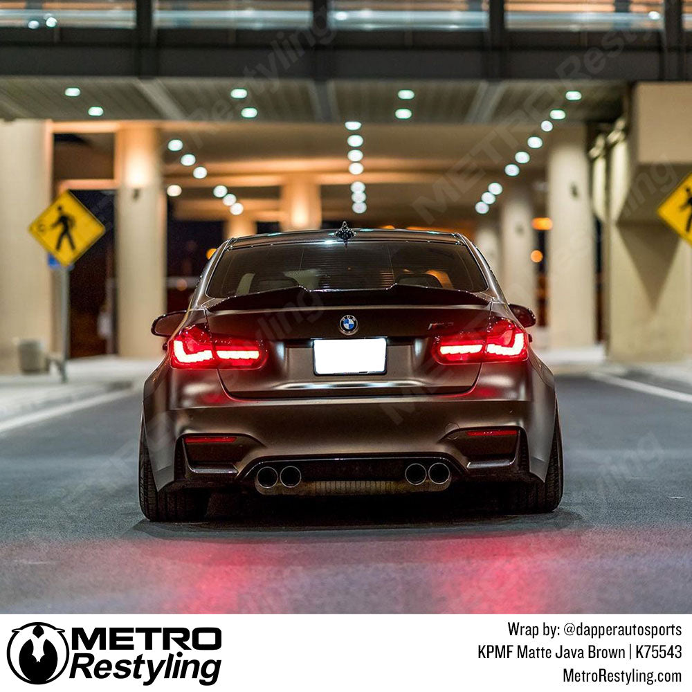 Matte Java Brown BMW Wrap