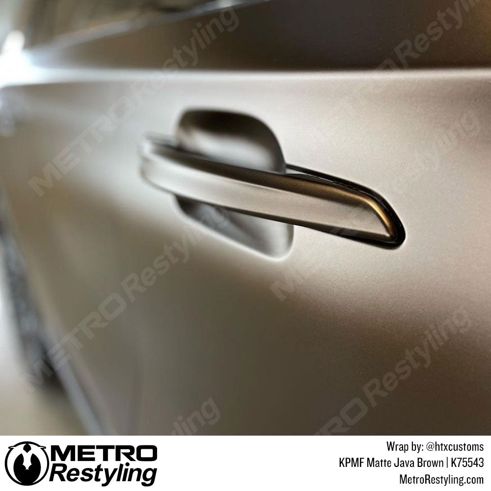 Matte Java Brown Car Wrap