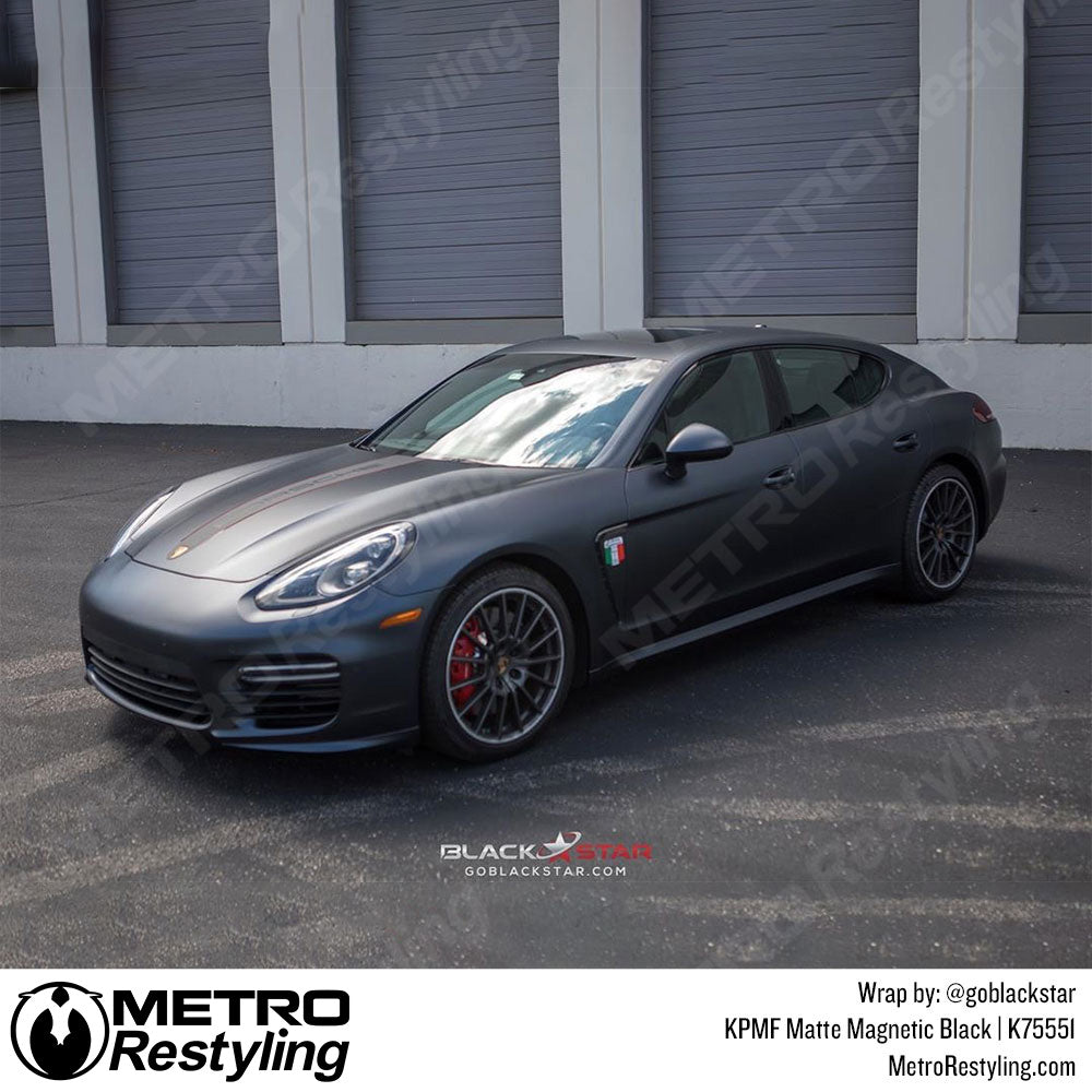 Matte Magnetic Black Porsche