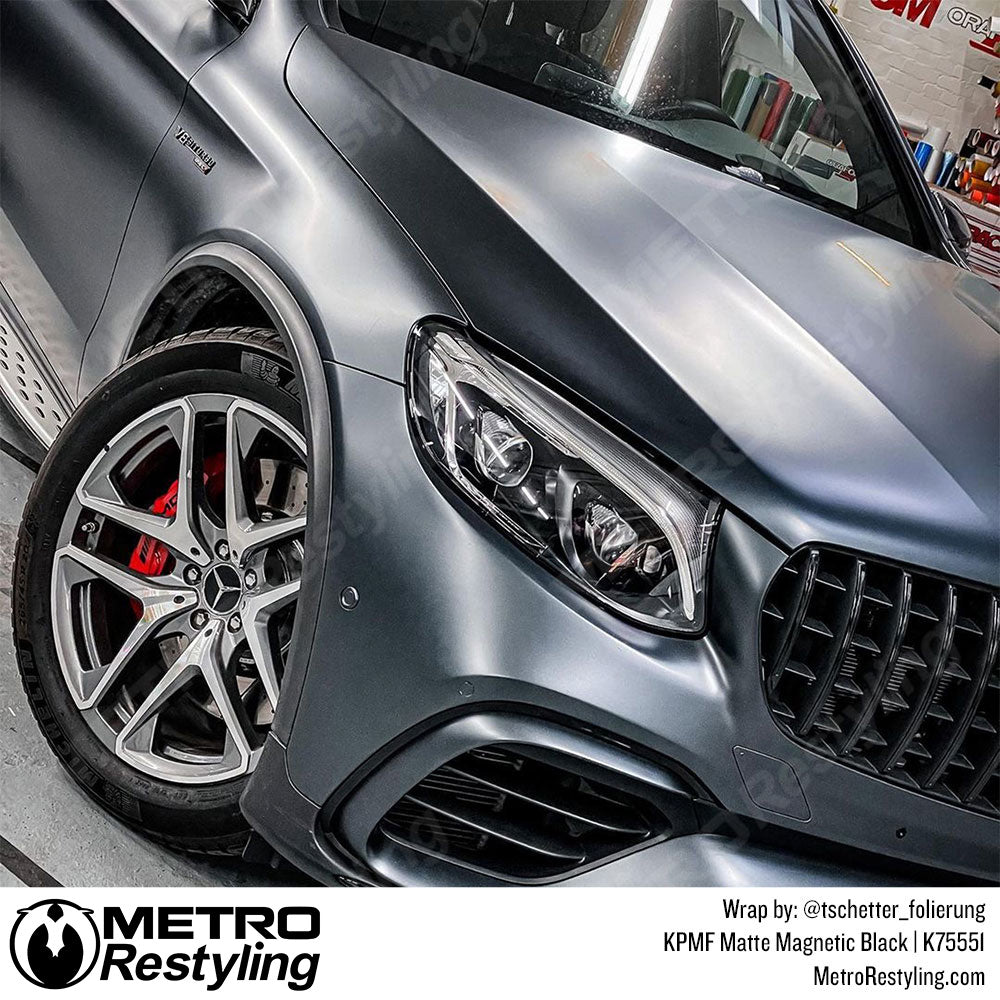 Matte Magnetic Black Mercedes