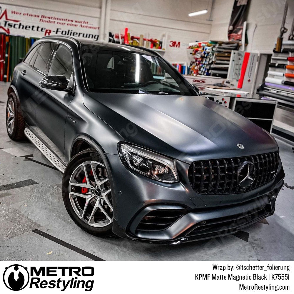 Matte Magnetic Black Mercedes