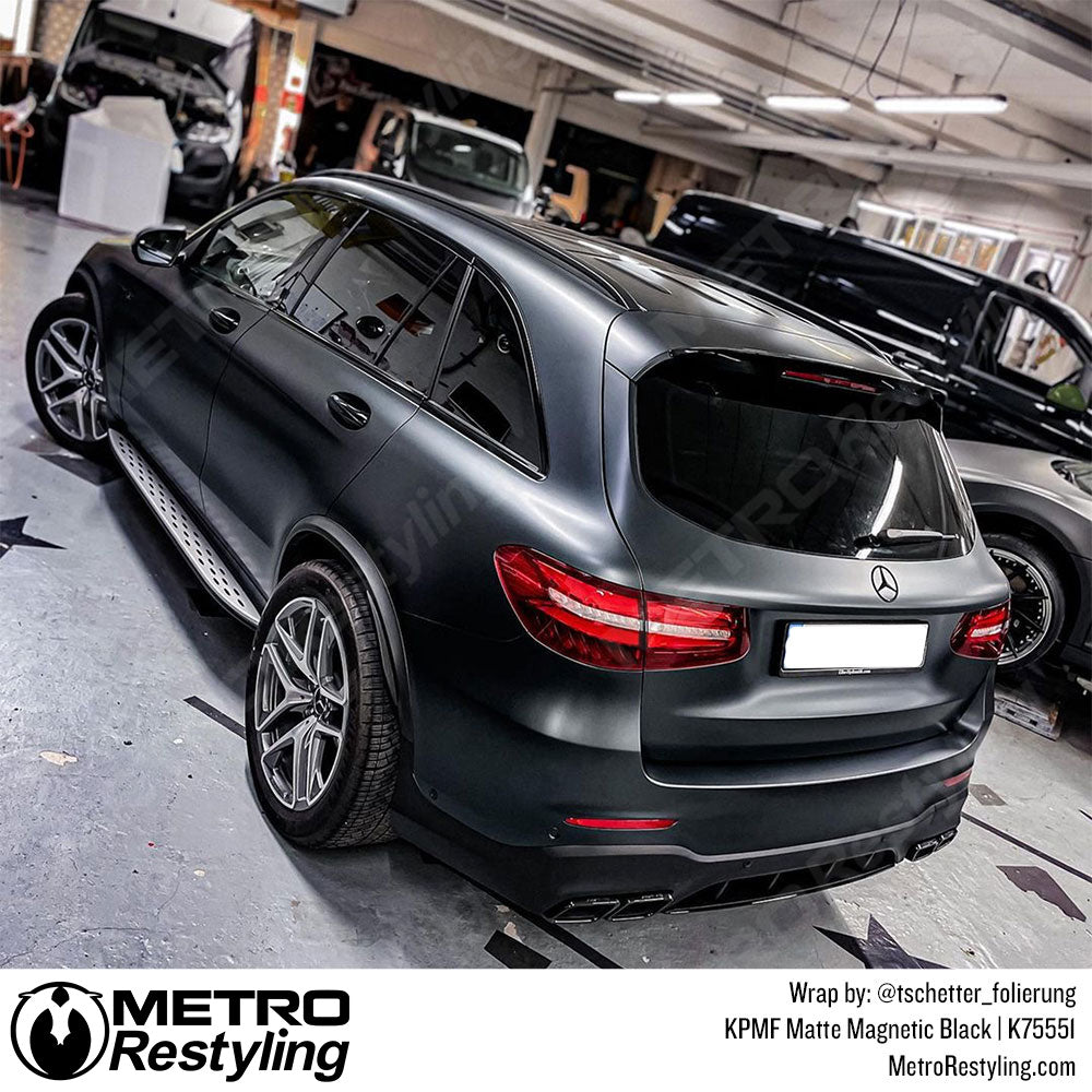 Matte Magnetic Black Mercedes
