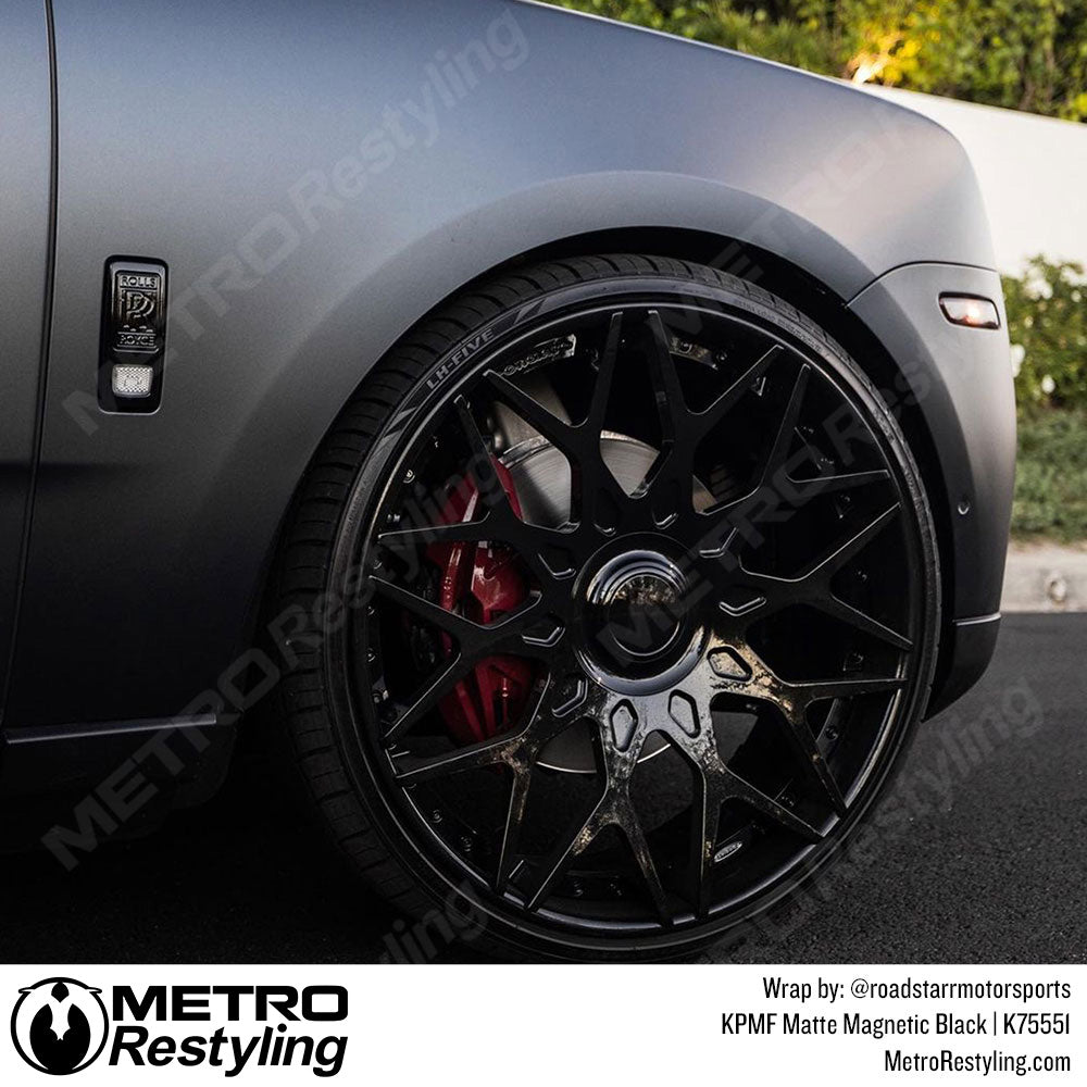 Matte Magnetic Black Rolls Royce