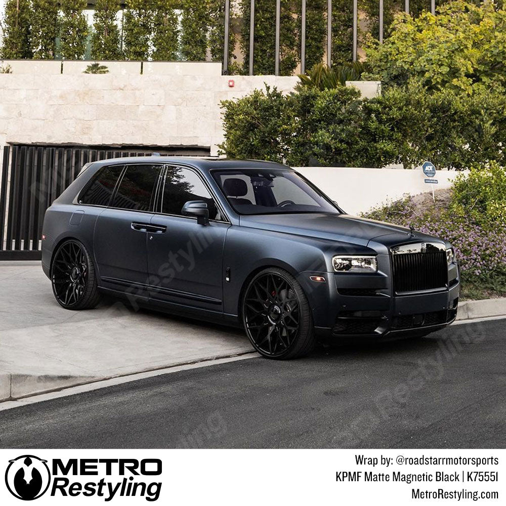 Matte Magnetic Black Rolls Royce