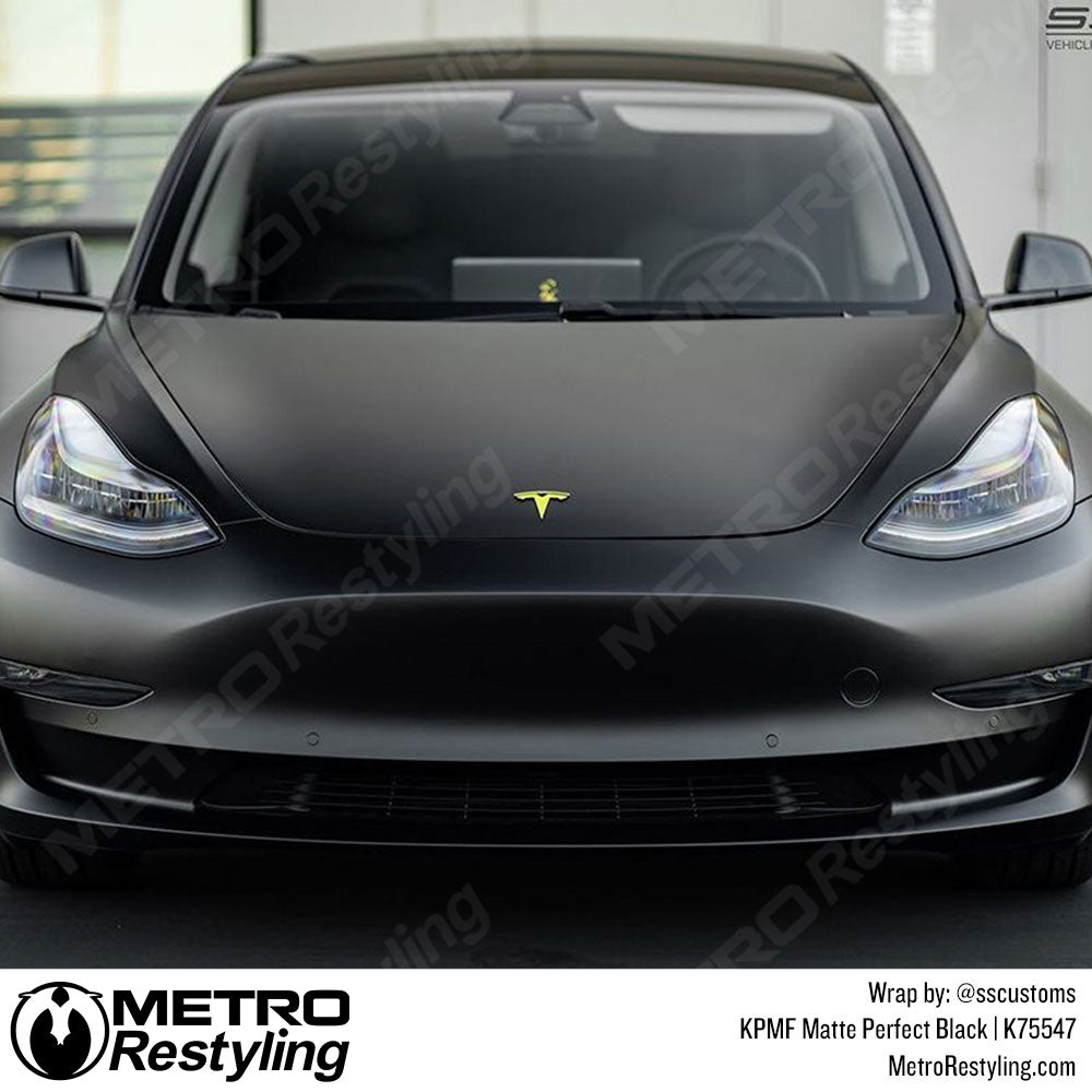 Matte Perfect Black Tesla