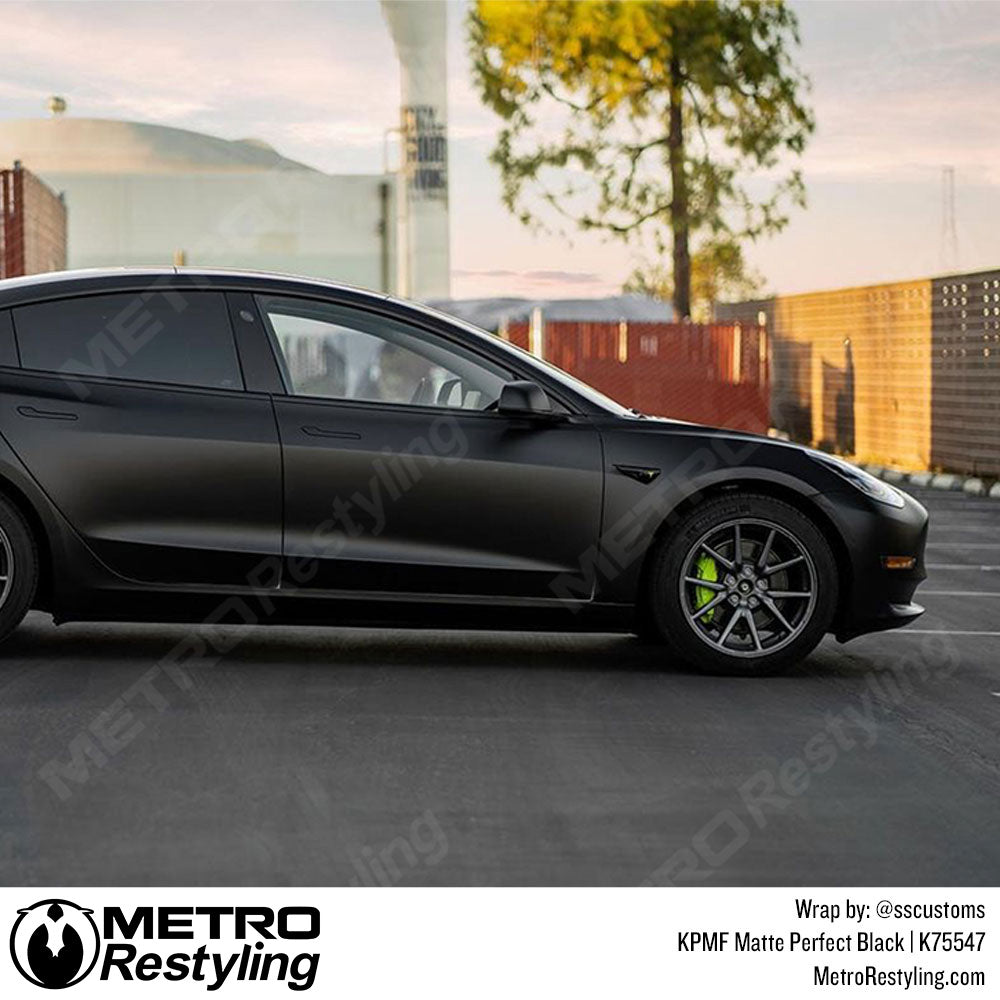 Matte Perfect Black Tesla