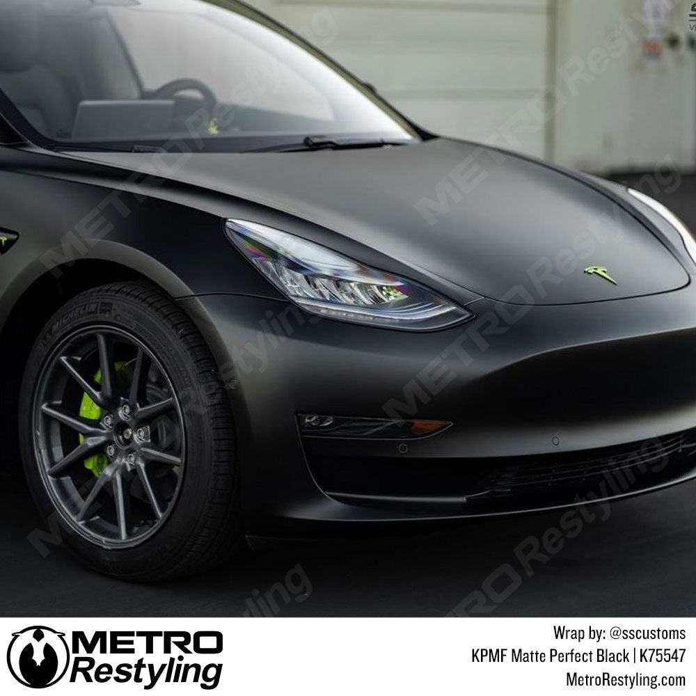 Matte Perfect Black Tesla