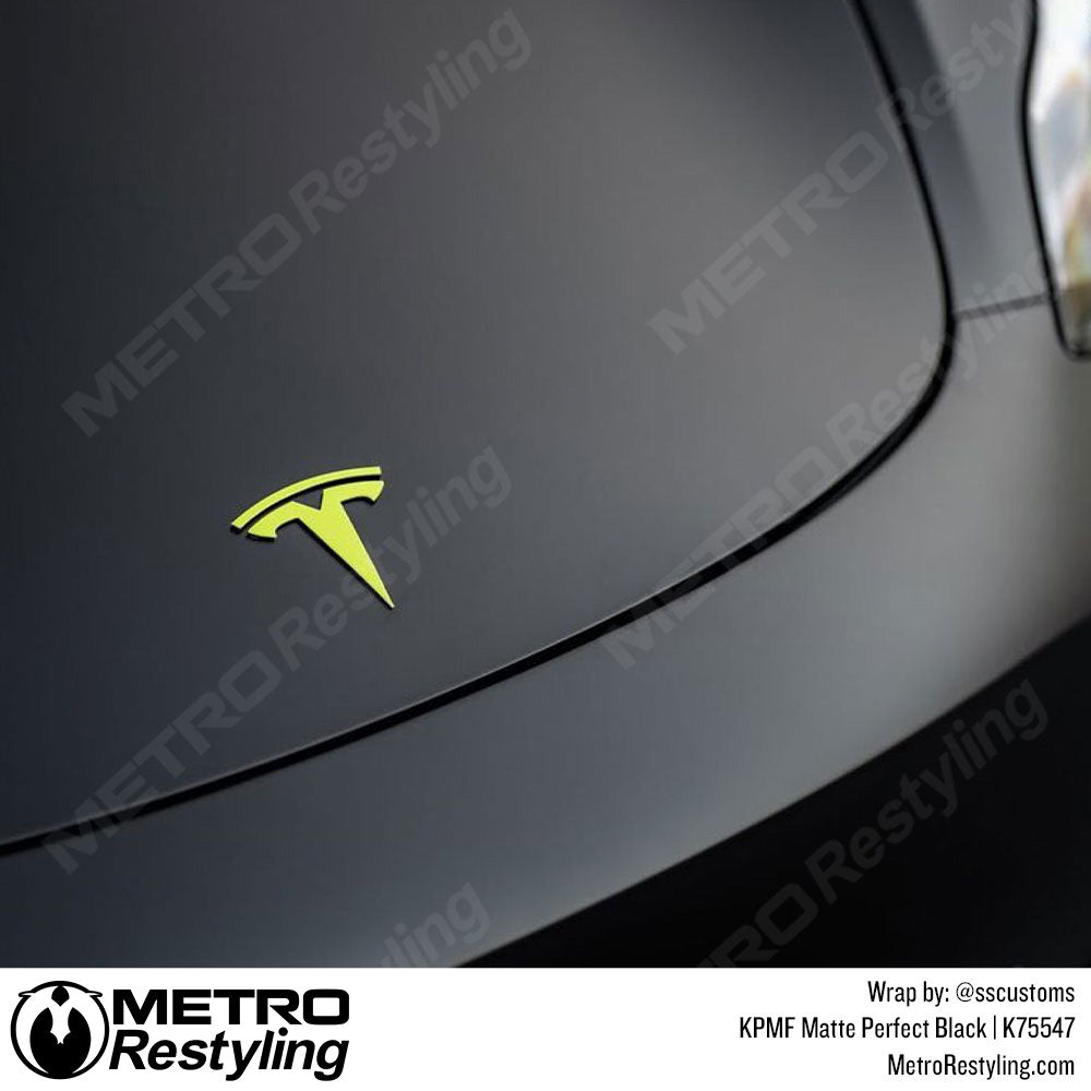 Matte Perfect Black Tesla