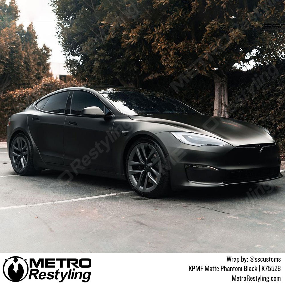 Matte Phantom Black Vinyl Wrap