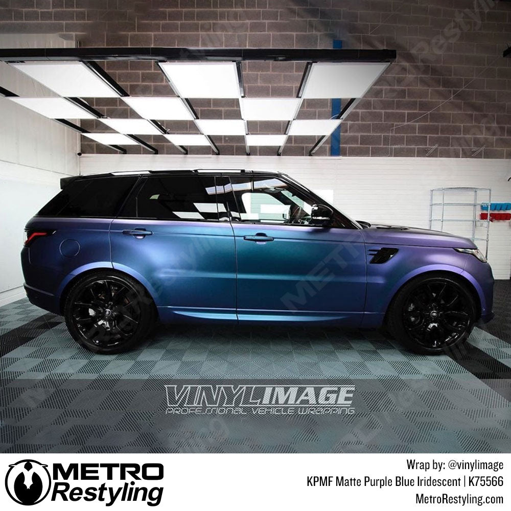 Matte Purple Blue Iridescent Wrap