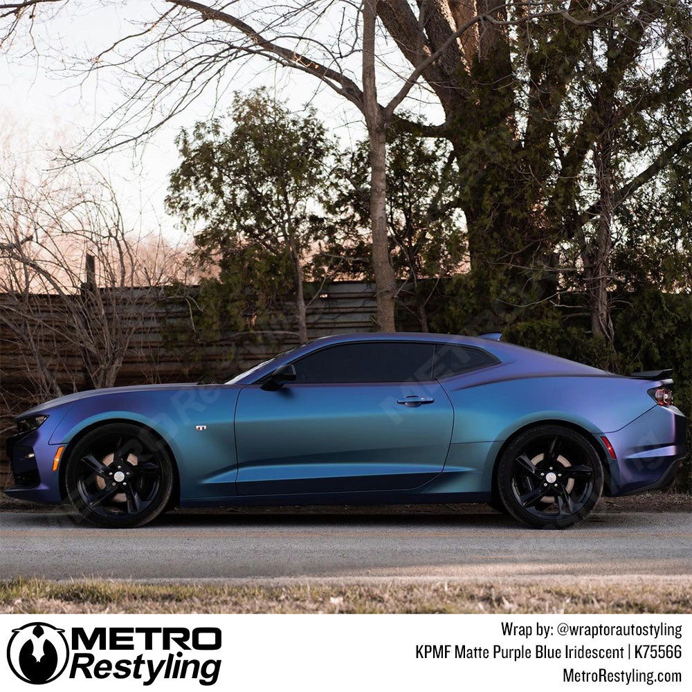 Matte Purple Blue Iridescent Wrap