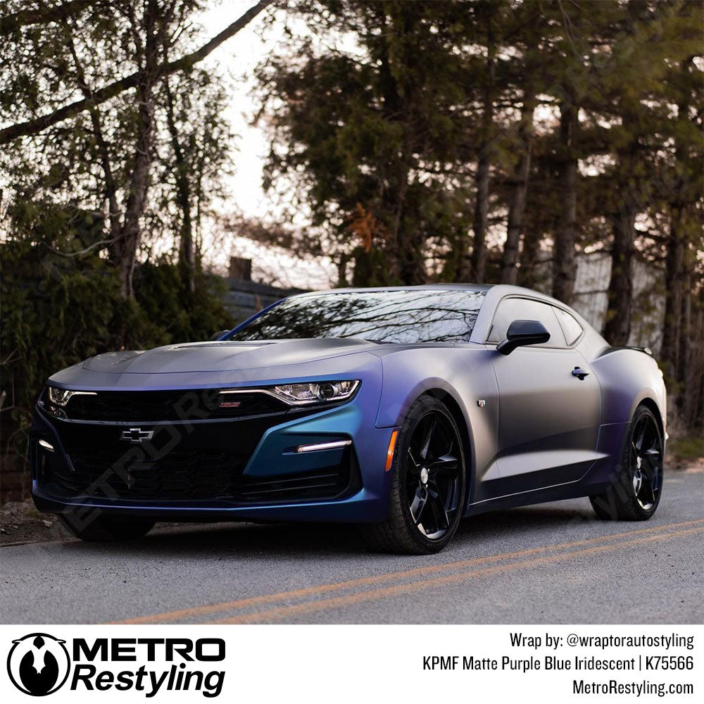 Matte Purple Blue Iridescent Vinyl Wrap