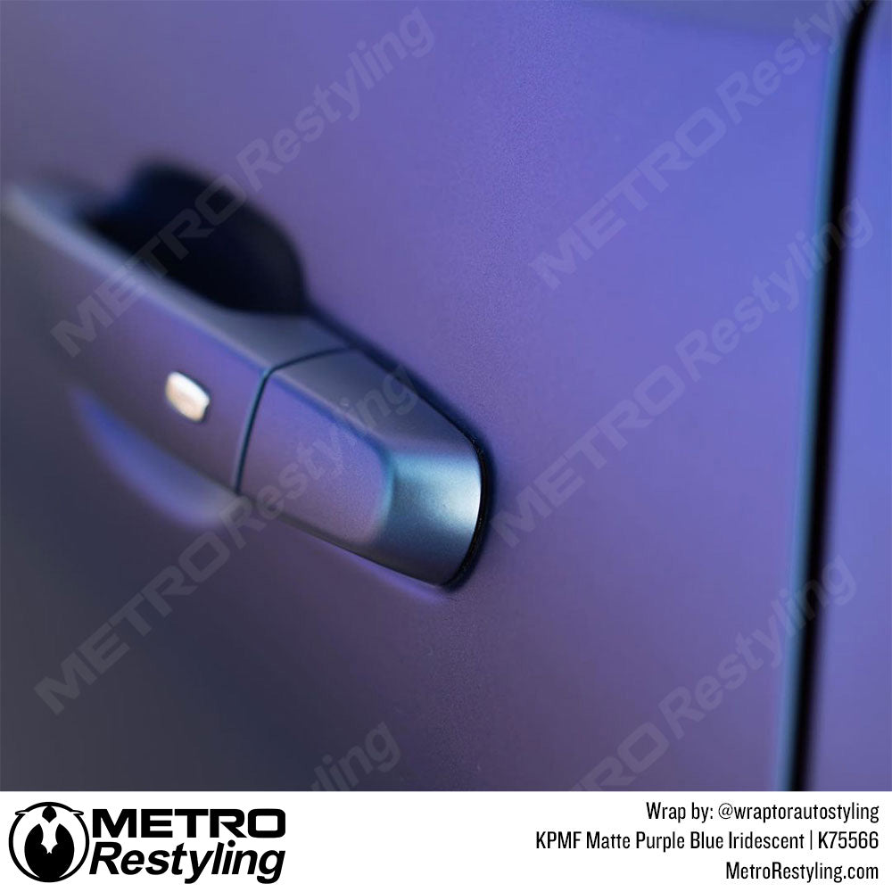 Matte Purple Blue Iridescent Car Wrap