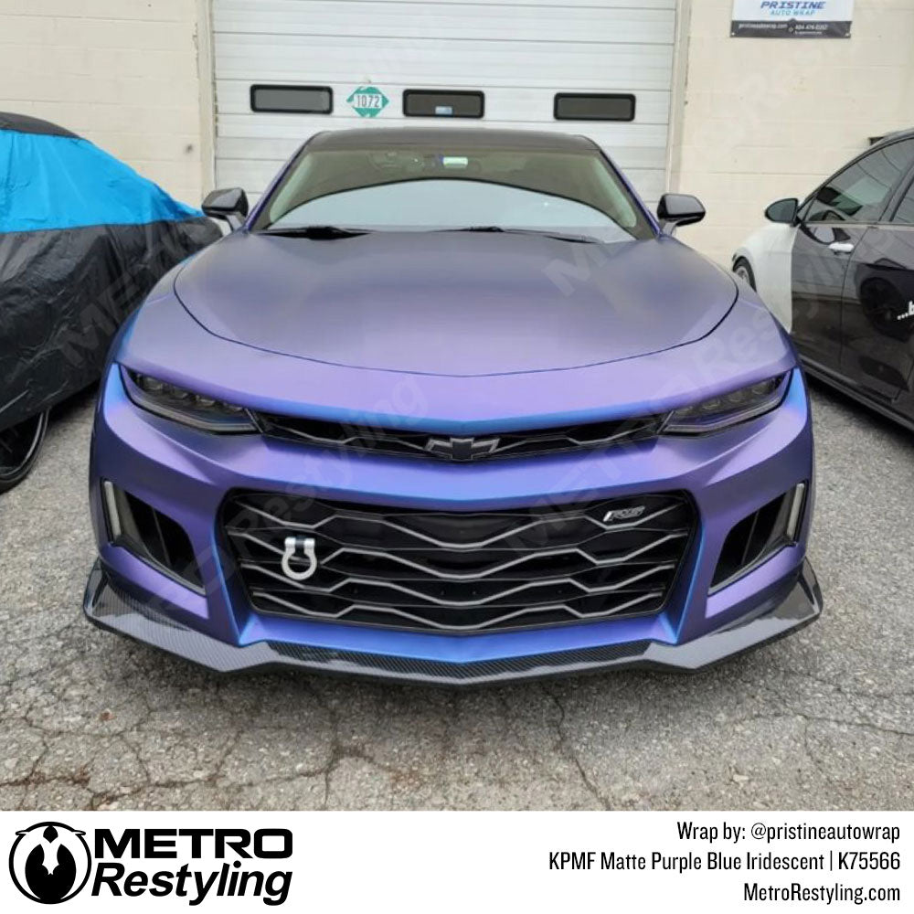 Matte Purple Blue Iridescent Chevy Wrap