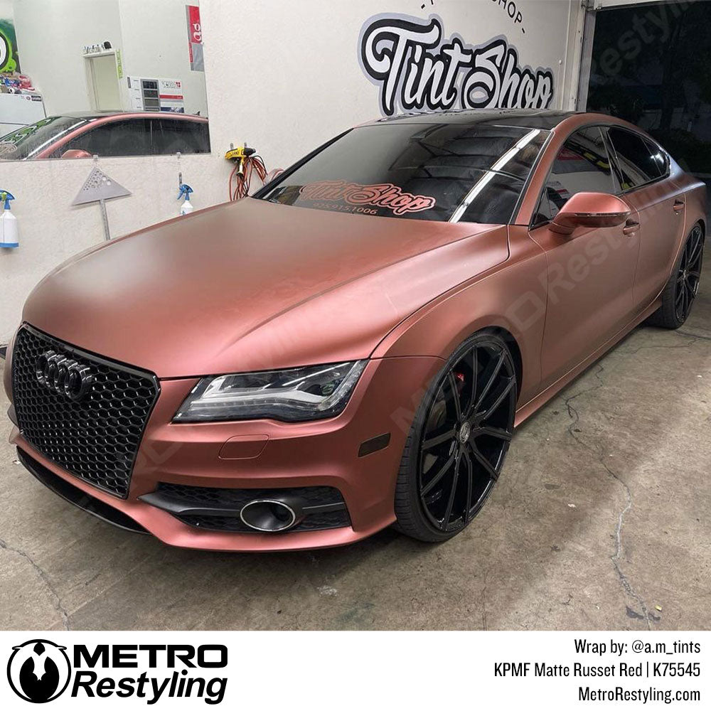 Matte Russet Red Vinyl Wrap