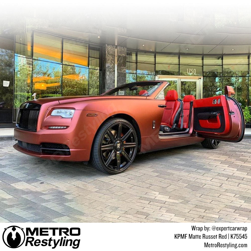 Matte Russet Red Vinyl Wrap