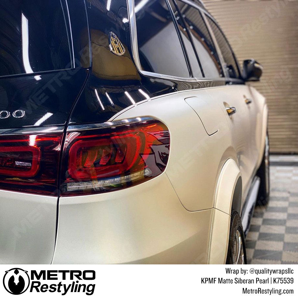Matte Siberian Pearl Car Wrap