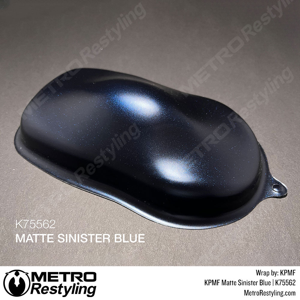 kpmf matte sinister dark blue vinyl wrap