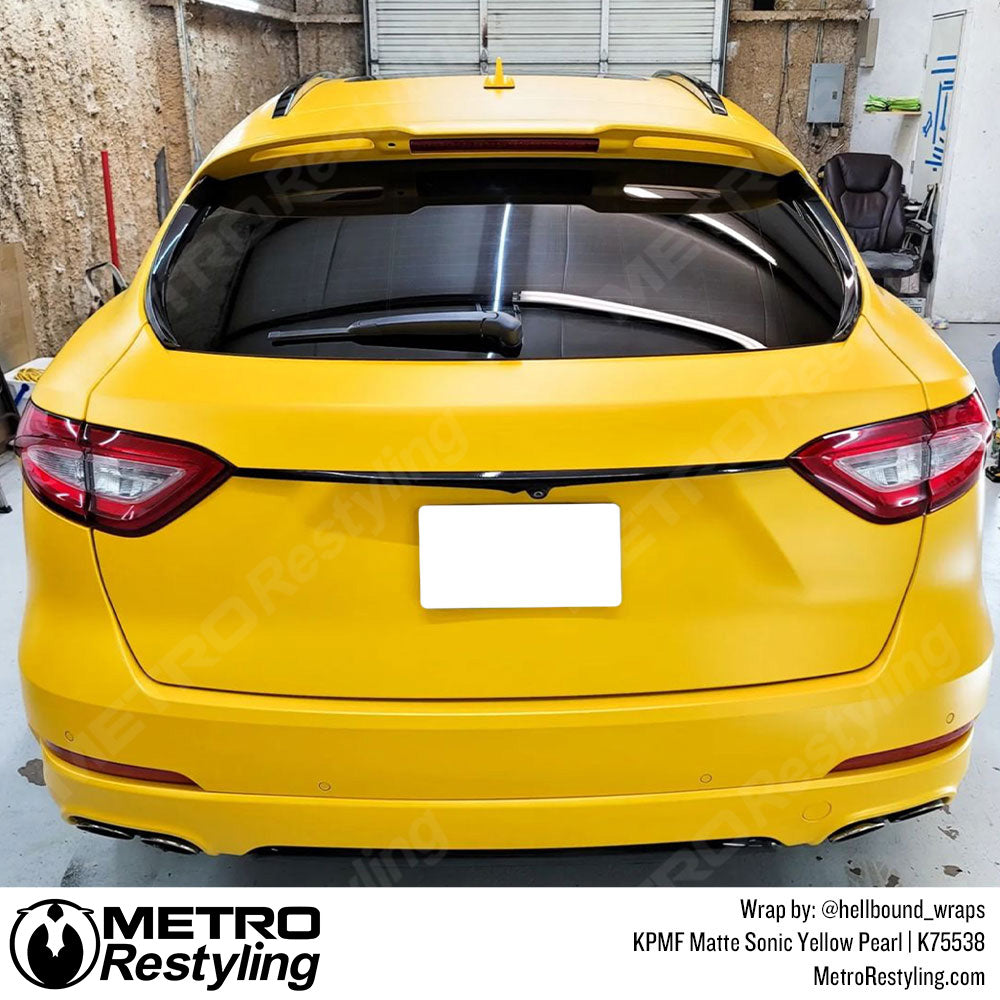 Matte Sonic Yellow Pearl