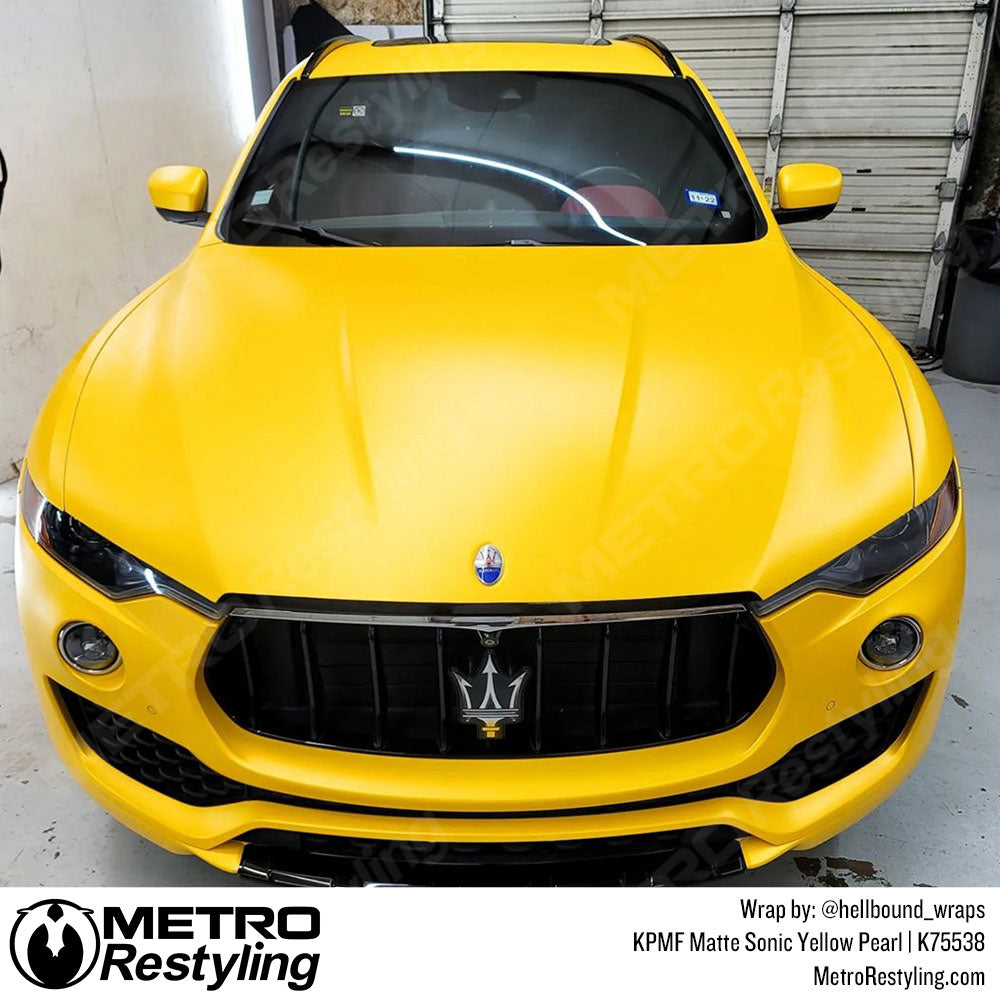 Matte Sonic Yellow Pearl