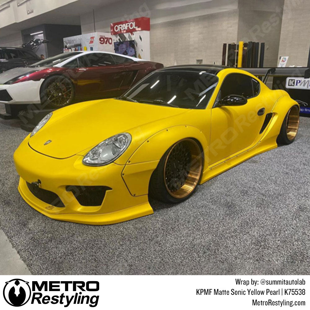 Matte Sonic Yellow Pearl porsche