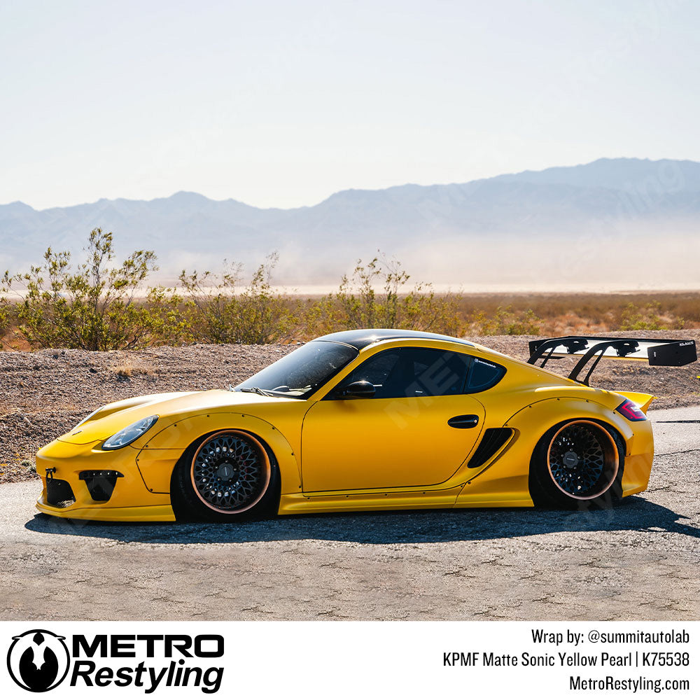 Matte Sonic Yellow Pearl porsche