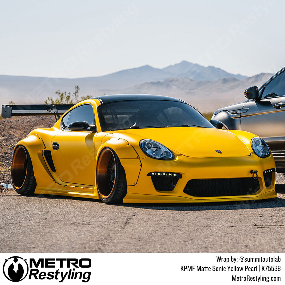 Matte Sonic Yellow Pearl porsche
