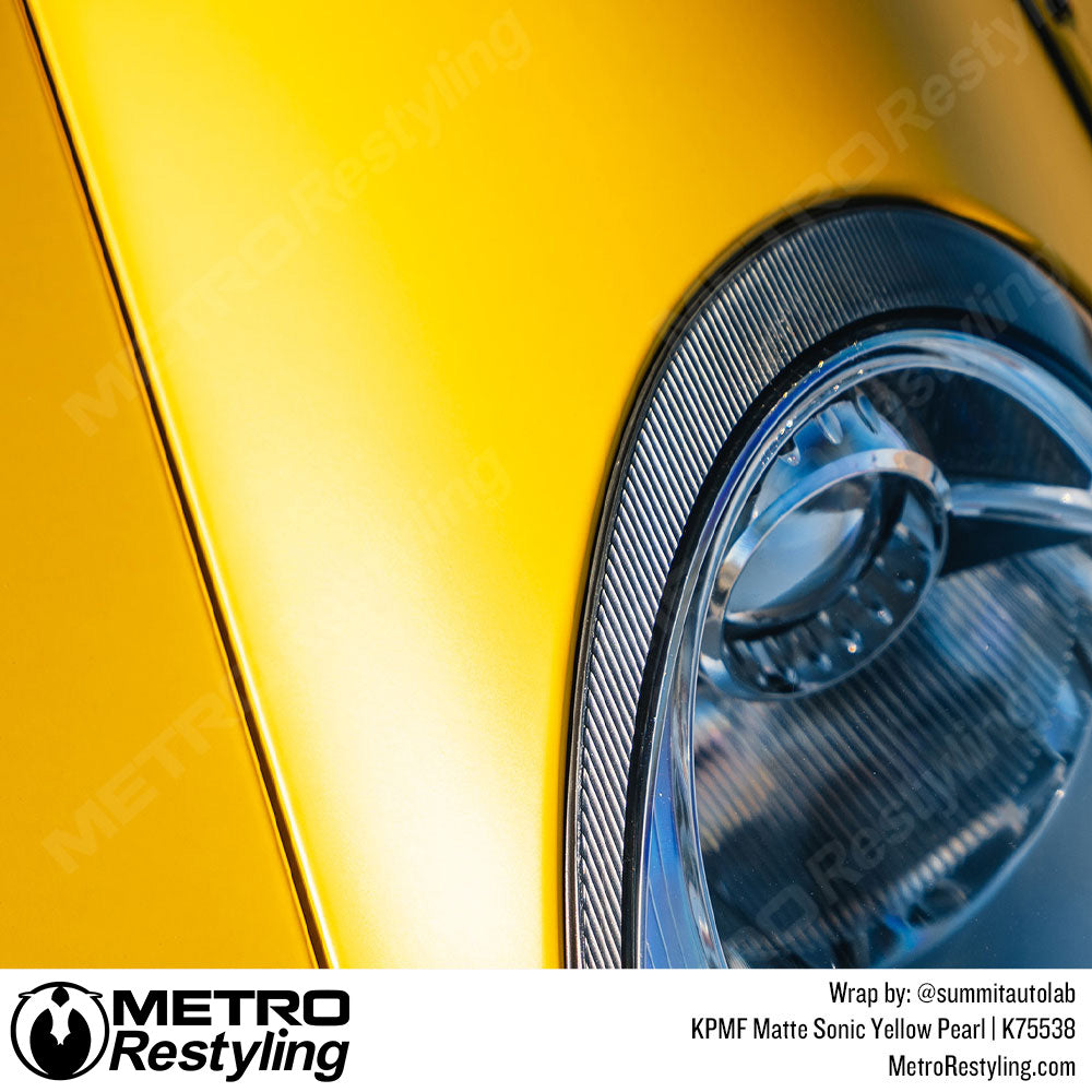 Matte Sonic Yellow Pearl Porsche
