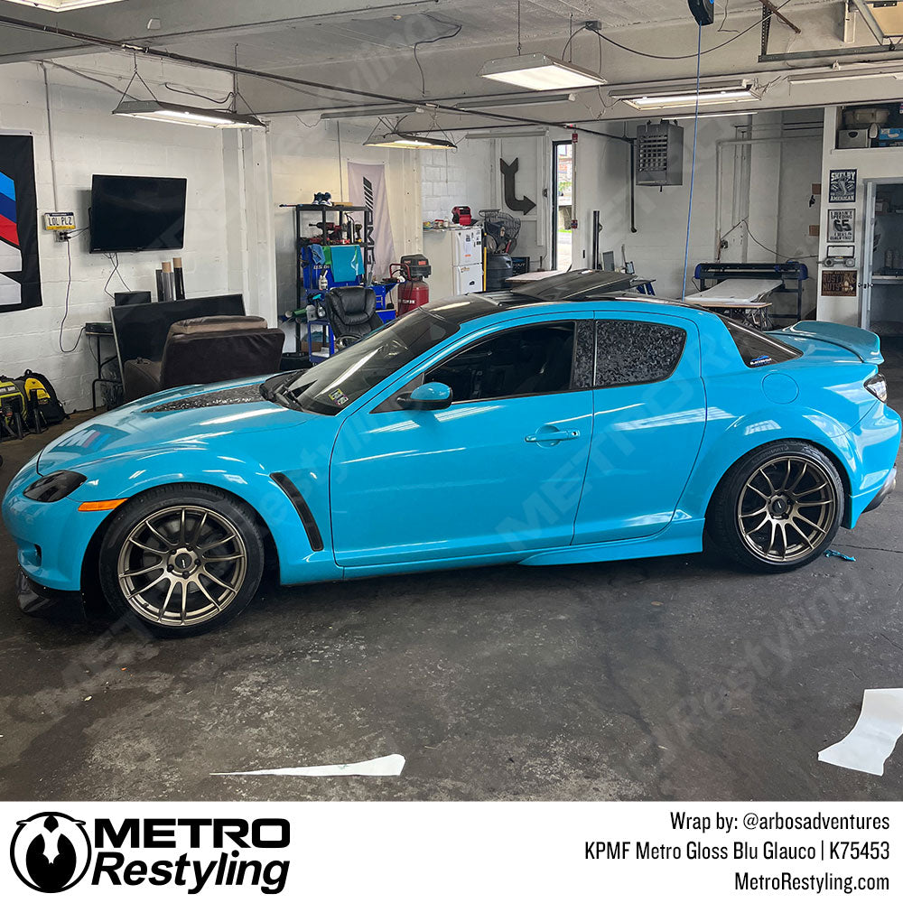 Metro Gloss Blu Glauco Mazda Wrap