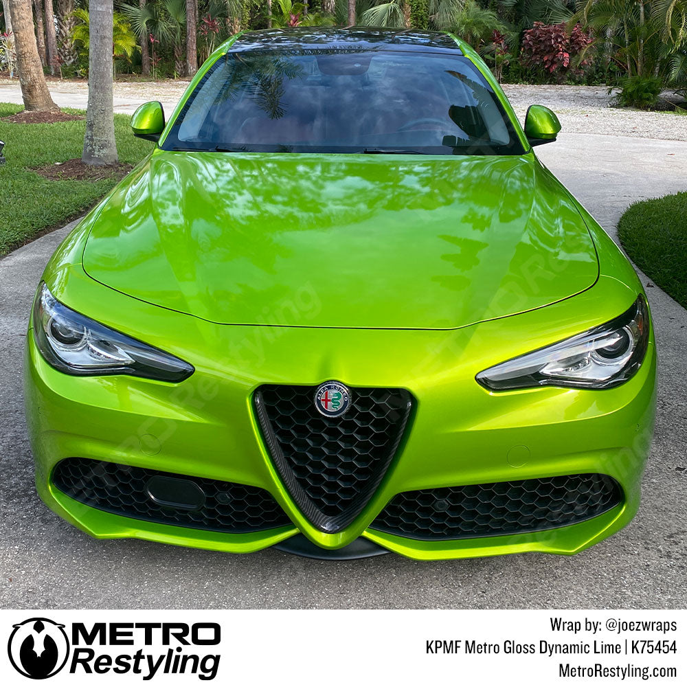 Alfa Gloss Dynamic Lime Vinyl