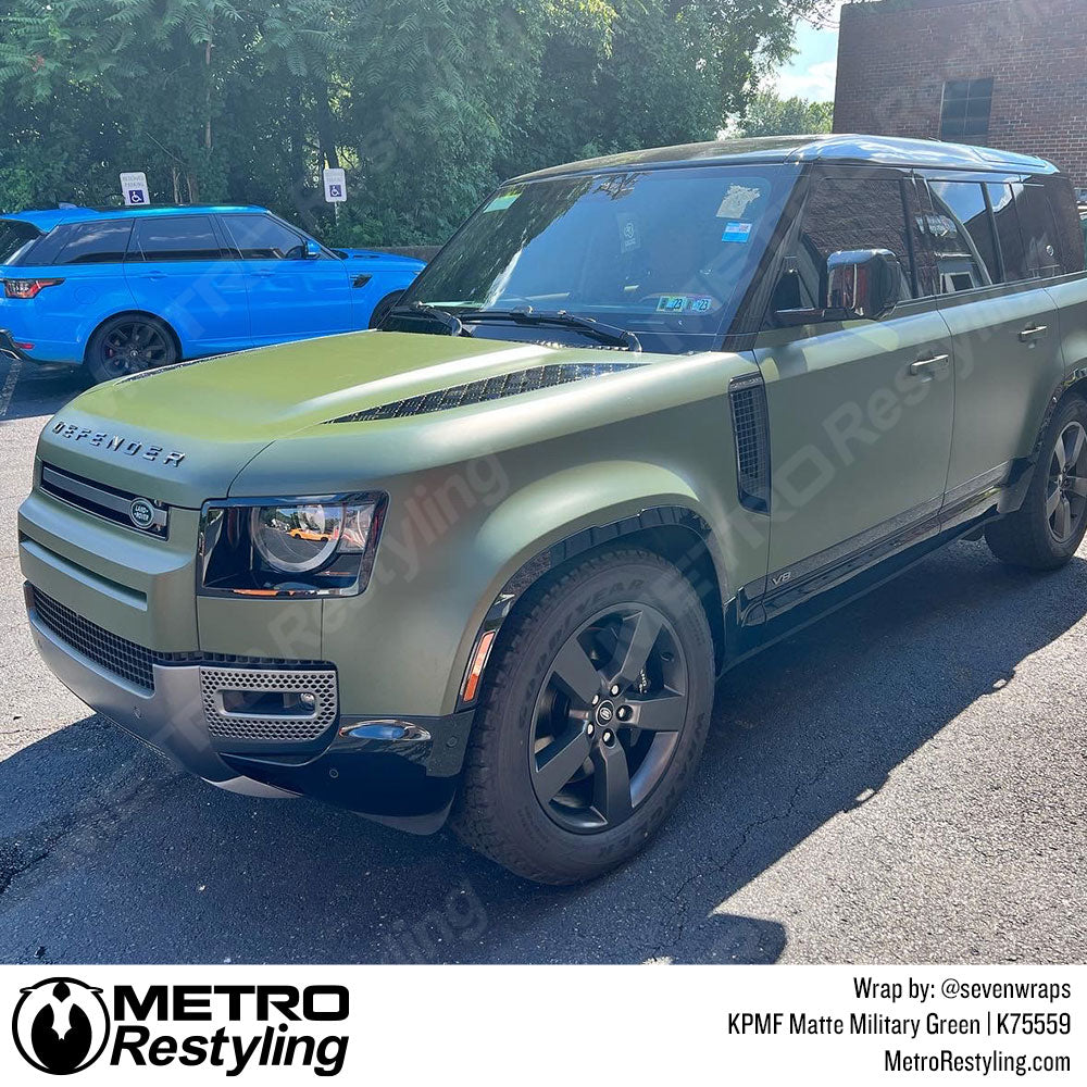 Land Rover Military Green Wrap