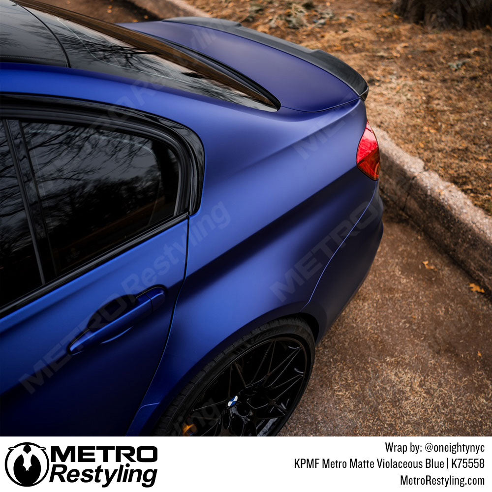 Metro Matte Blue Vinyl Wrap