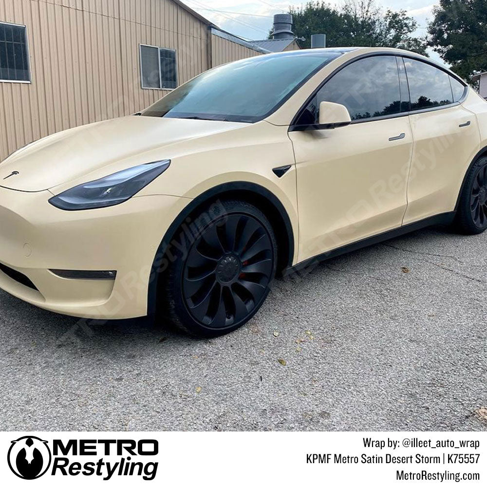 Tesla Desert Storm Vinyl Wrap