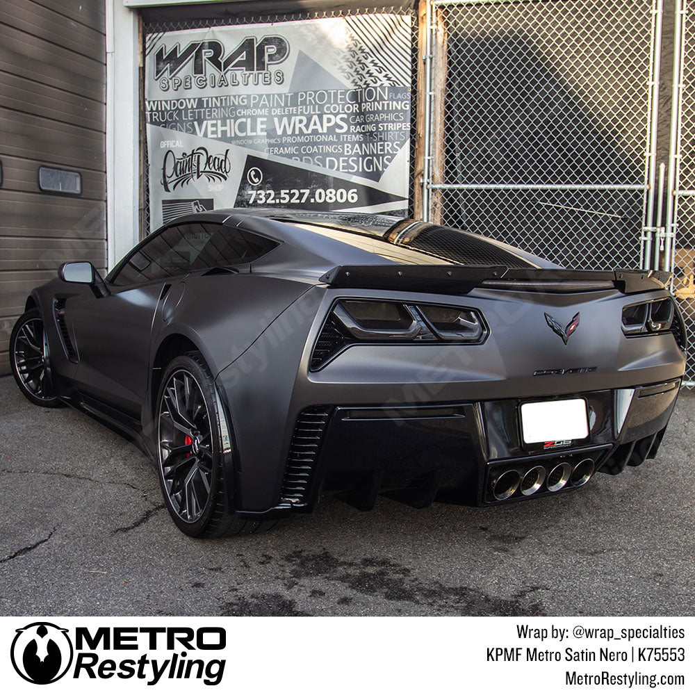 Metro Satin Nero Vinyl Wrap