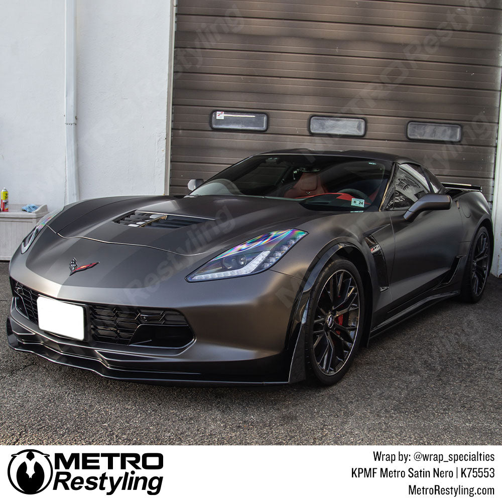 Metro Satin Nero Vinyl Wrap