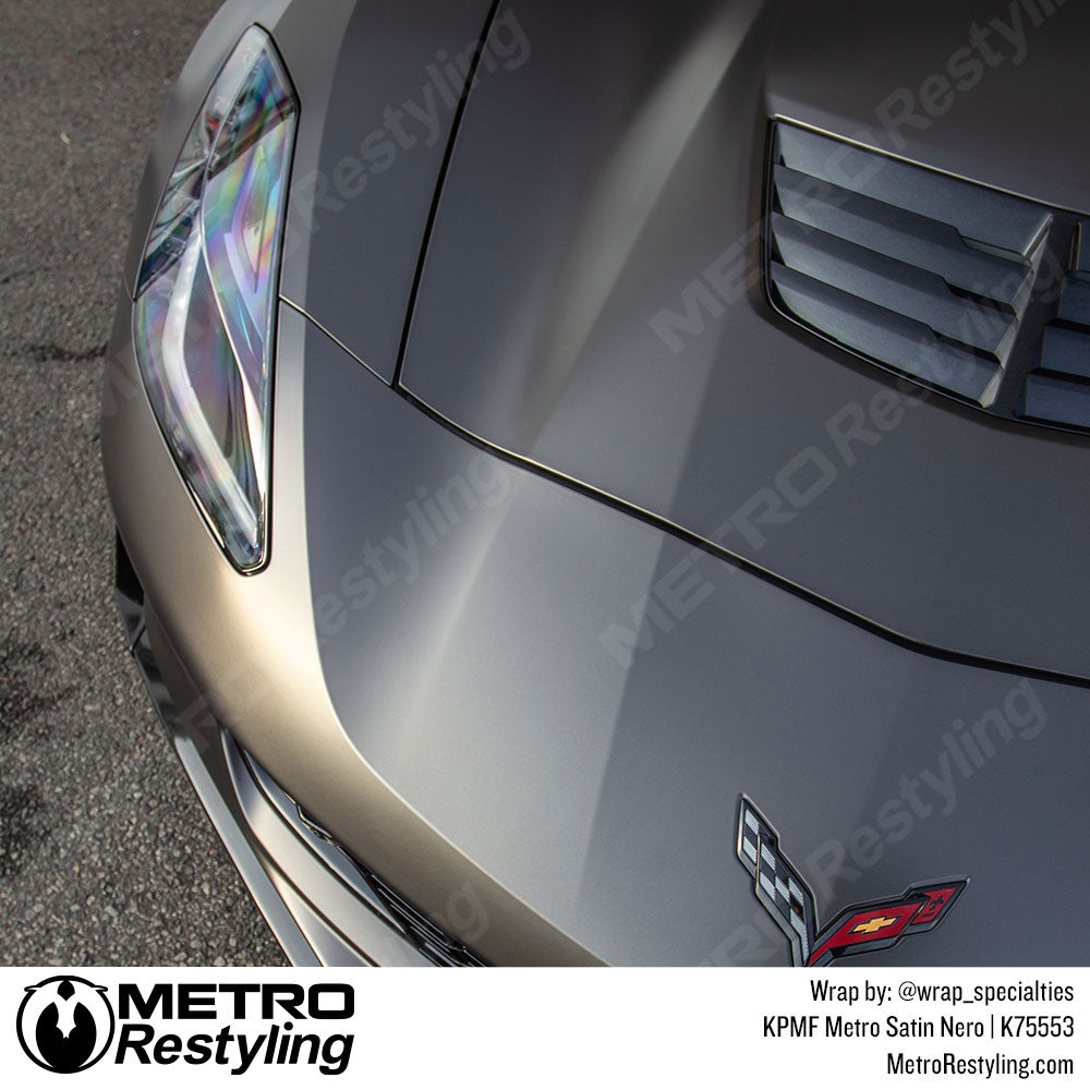 Metro Satin Nero Vinyl Wrap