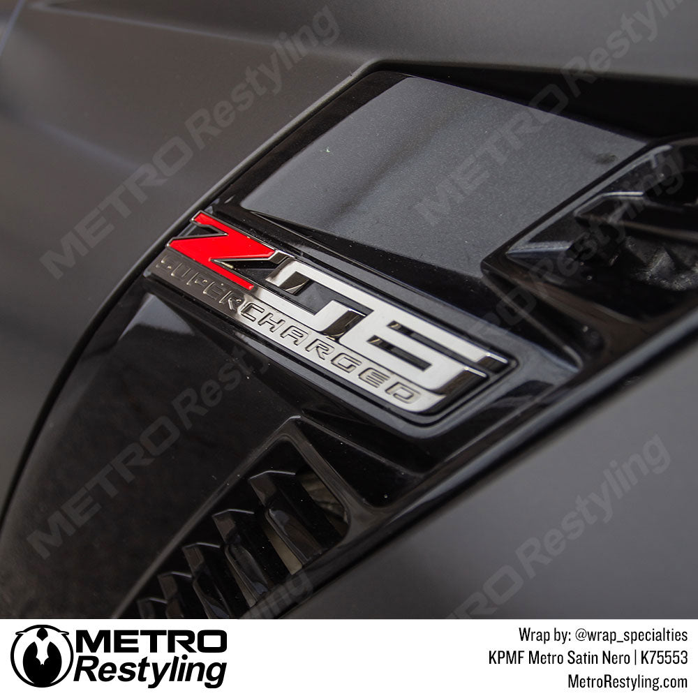 Metro Satin Nero Vinyl Wrap