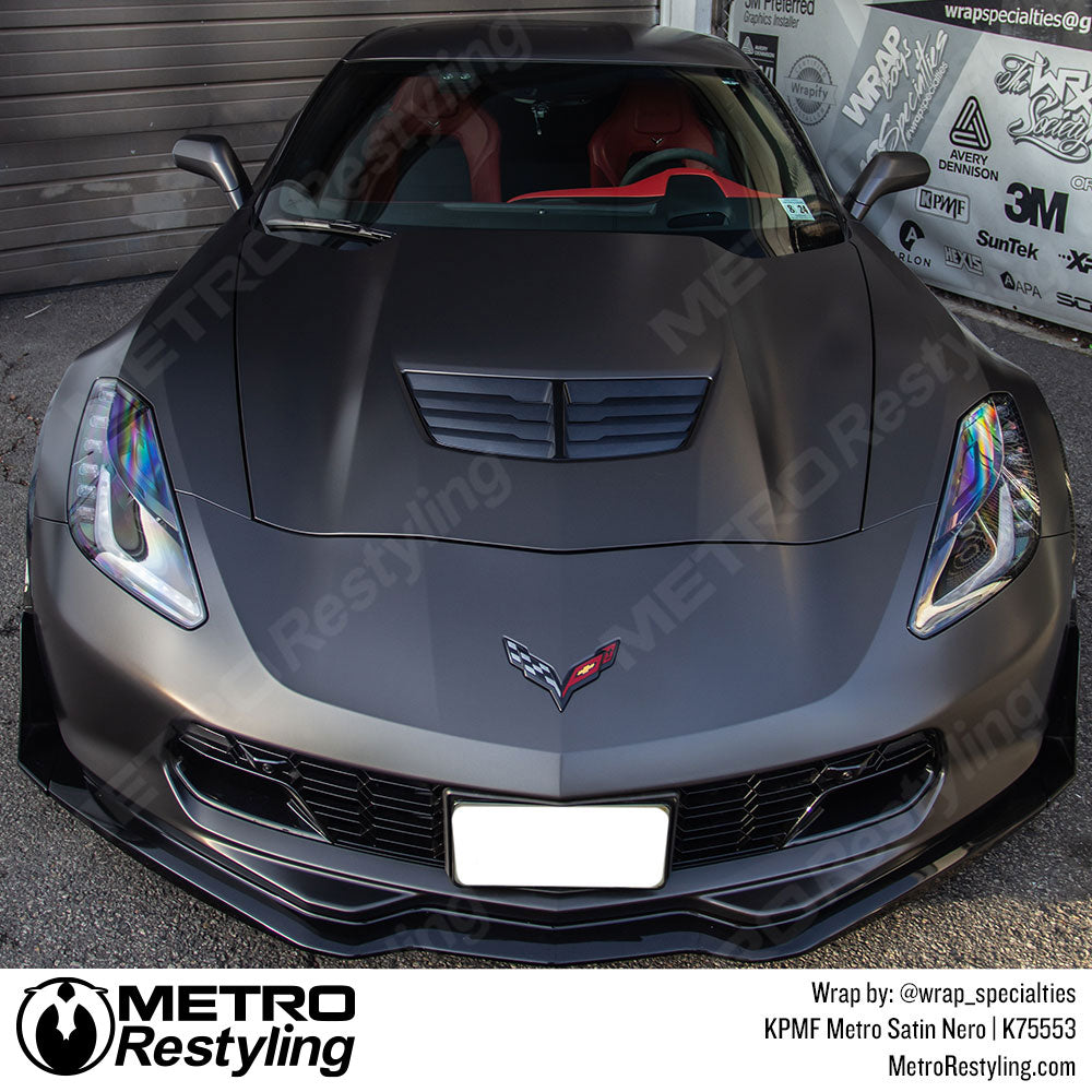 Metro Satin Nero Vinyl Wrap