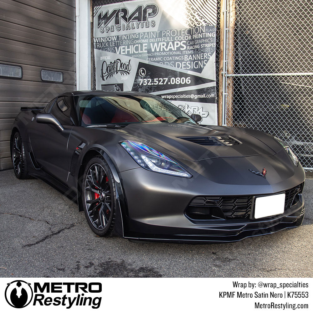 Metro Satin Nero Vinyl Wrap