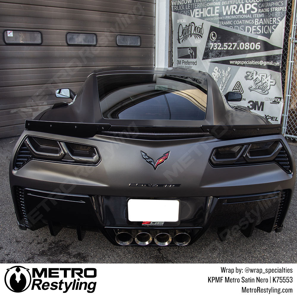 Metro Satin Nero Vinyl Wrap