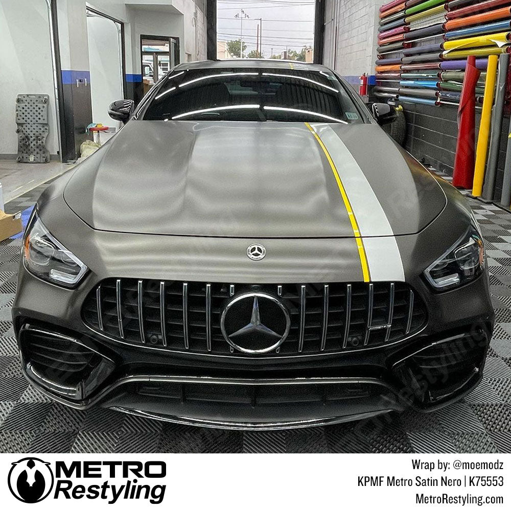 Metro Satin Nero Vinyl Wrap