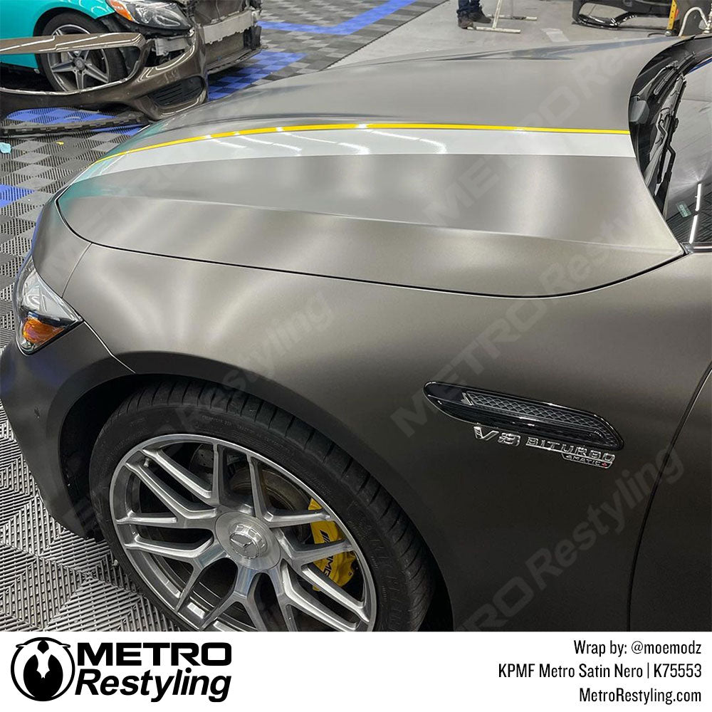 Metro Satin Nero Vinyl Wrap