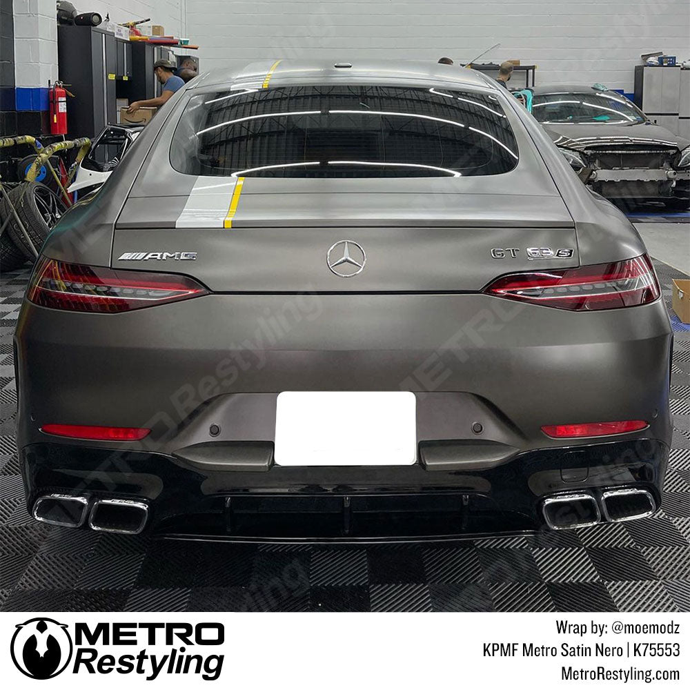 Metro Satin Nero Vinyl Wrap