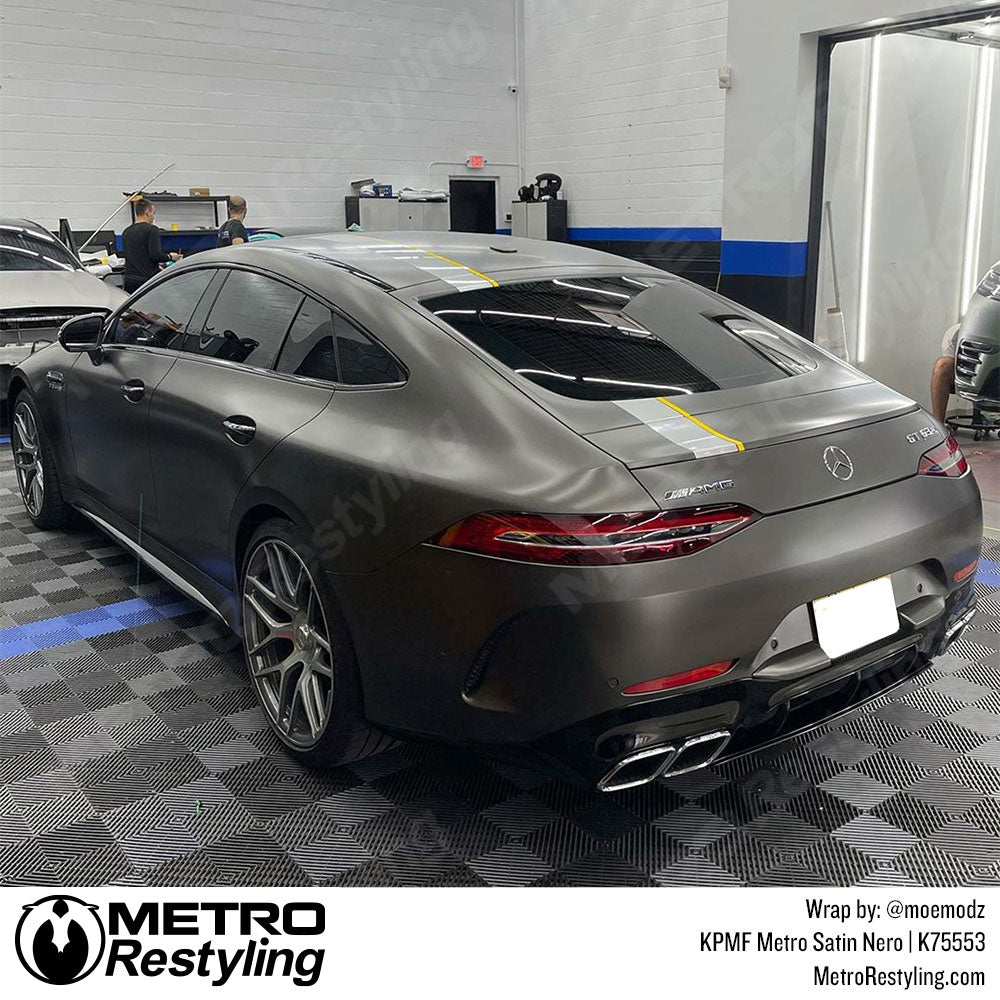 Metro Satin Nero Vinyl Wrap